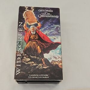 The Ten Commandments VHS - Classic Film